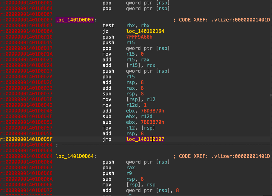 decryption loop