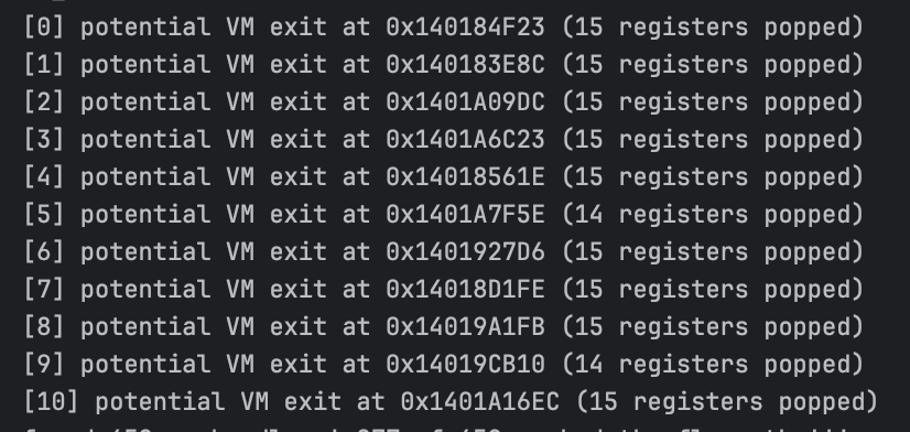potential vm exits