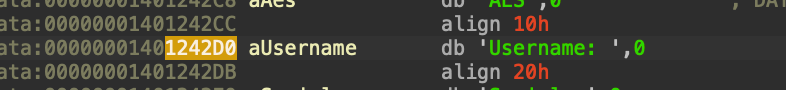 value in .rdata