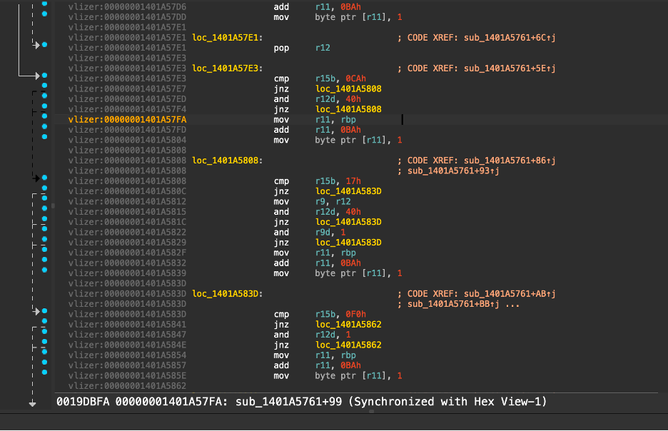 cond check in vbranch