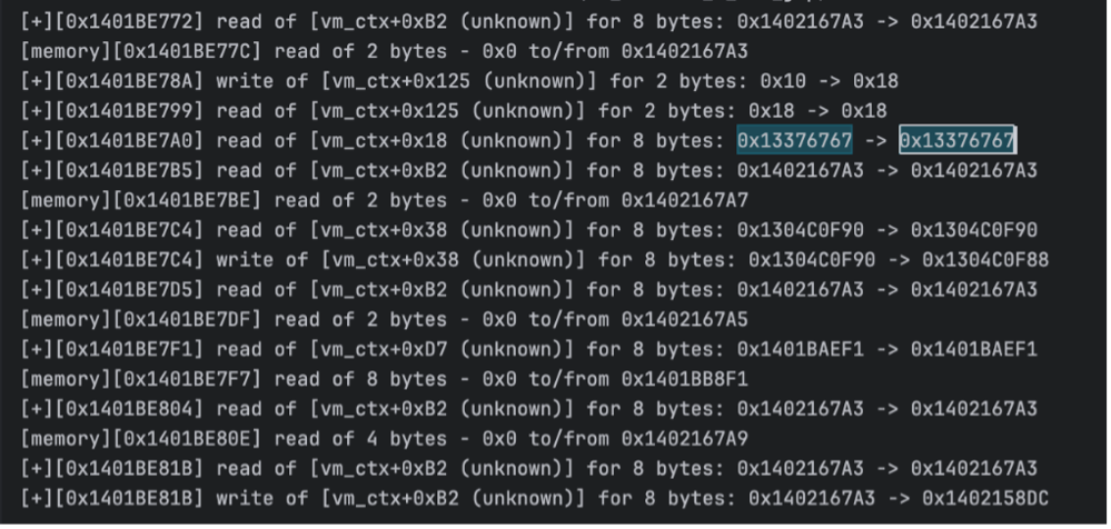 vm entry side effects