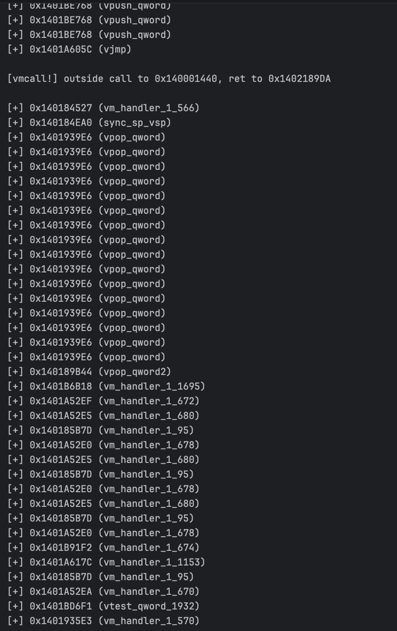 vm stubs analysis